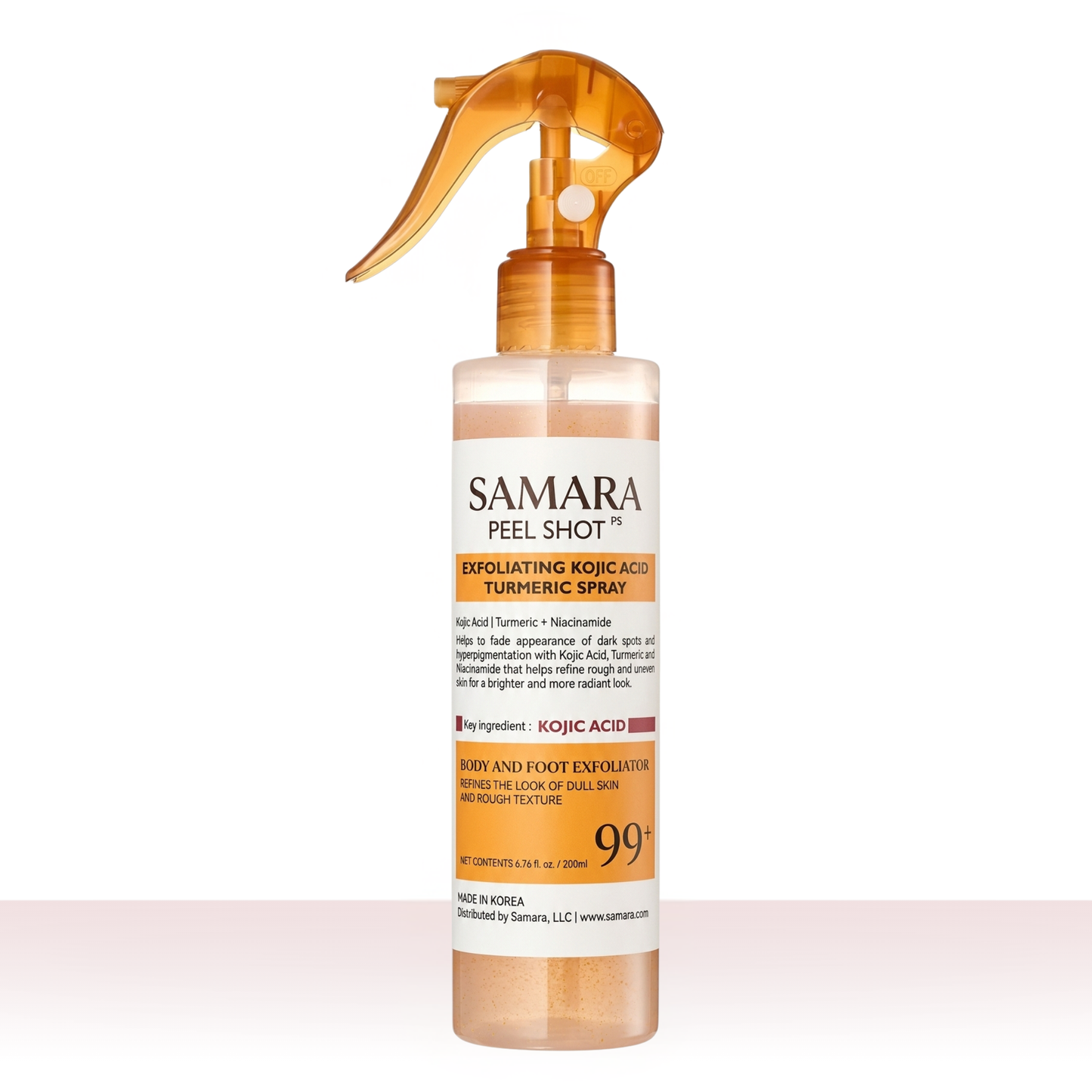 Spray exfoliante corporal - Kójico + Cúrcuma