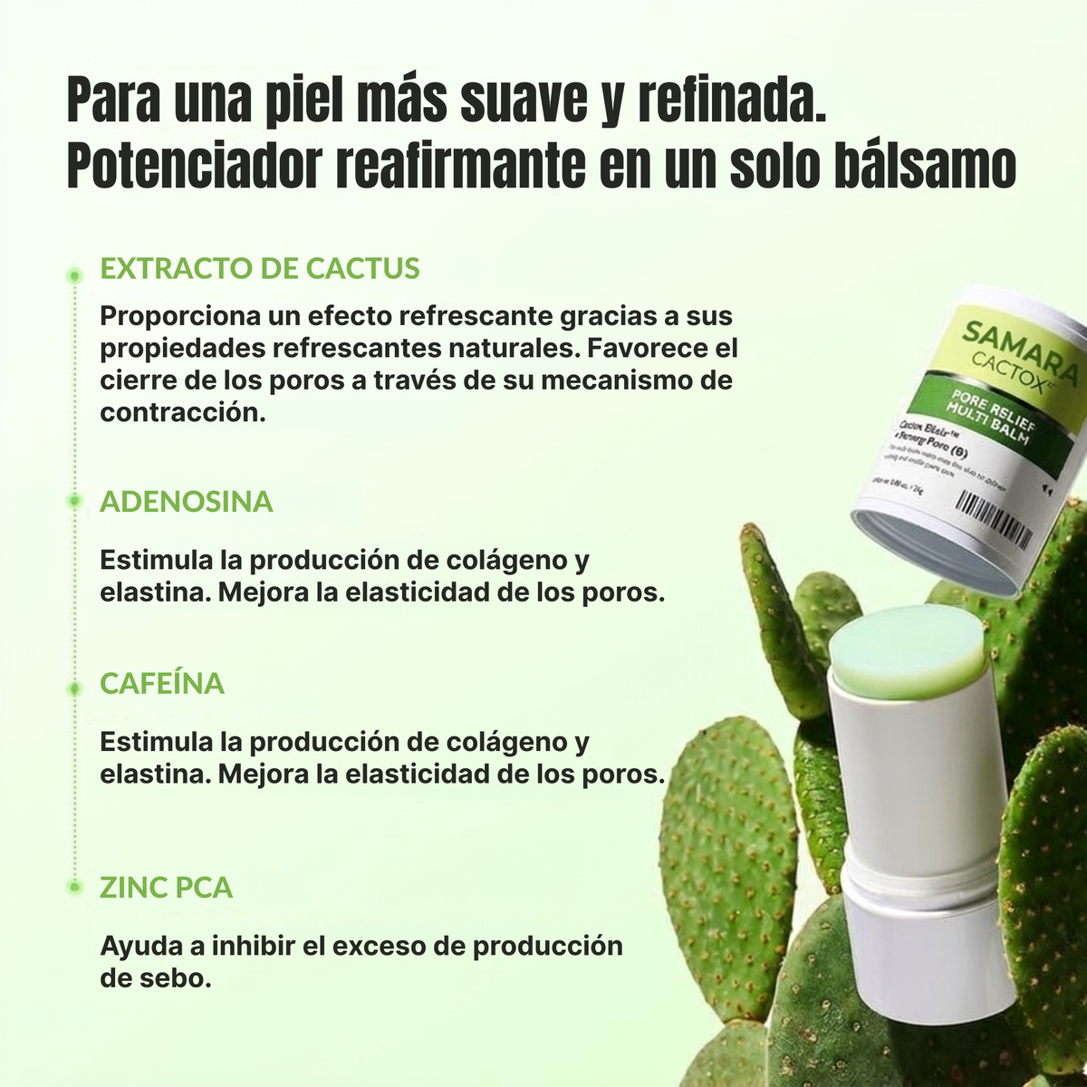 BÁLSAMO MULTIUSOS CACTOX PARA EL ALIVIO DE POROS