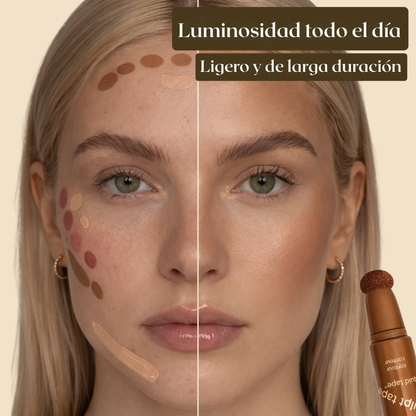 Dúo de rubor líquido y bronceador