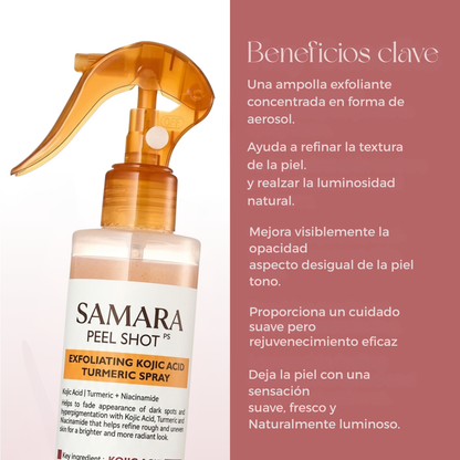 Spray exfoliante corporal - Kójico + Cúrcuma